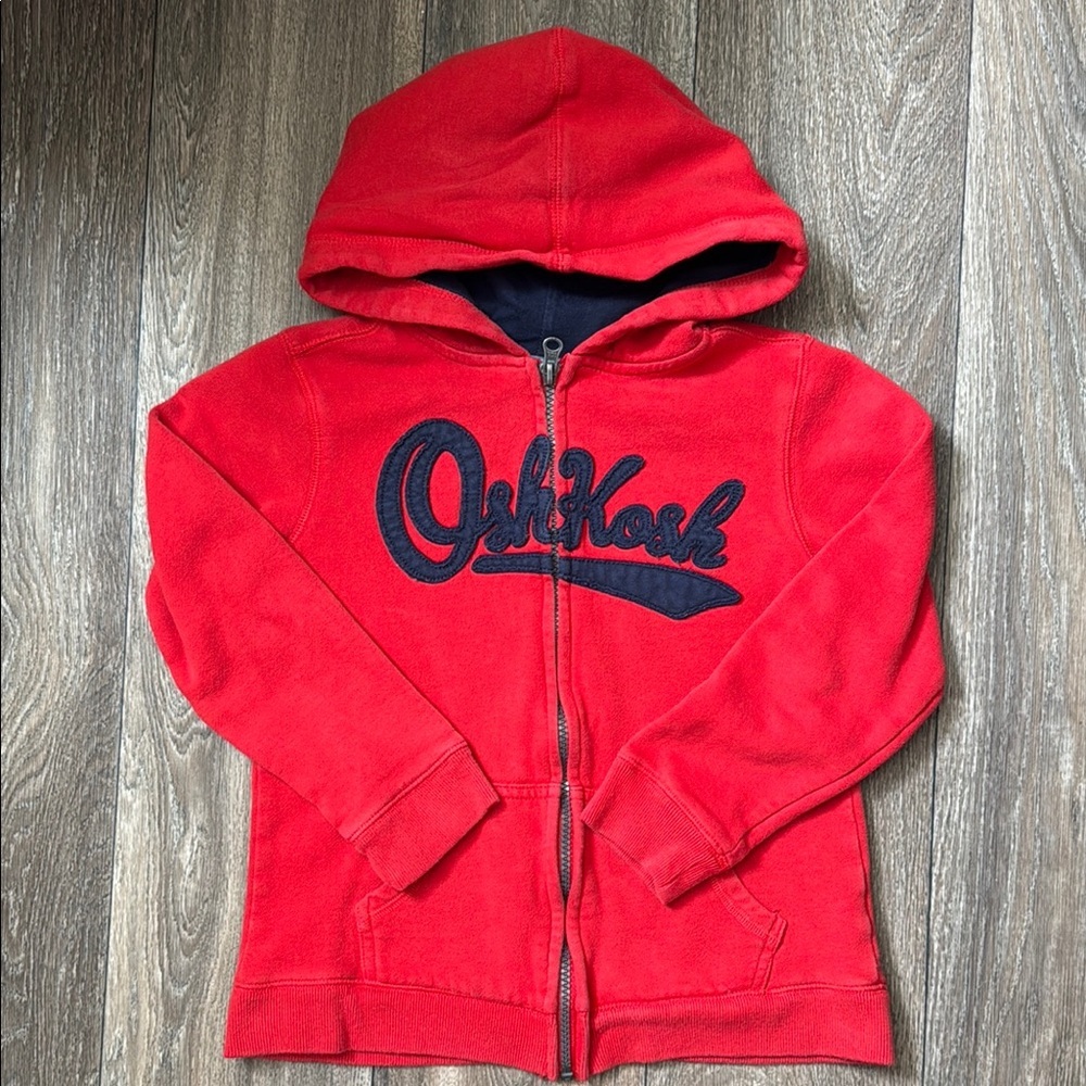 OshKosh B'gosh Kids Red Hoodie Size 8